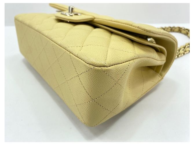 Borsa a spalla Chanel Matelassé Gialla Giallo - vista 7