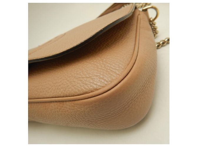 Borsa a tracolla Gucci Soho Interlocking Beige - vista 11