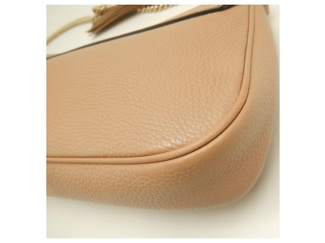 Borsa a tracolla Gucci Soho Interlocking Beige - vista 13