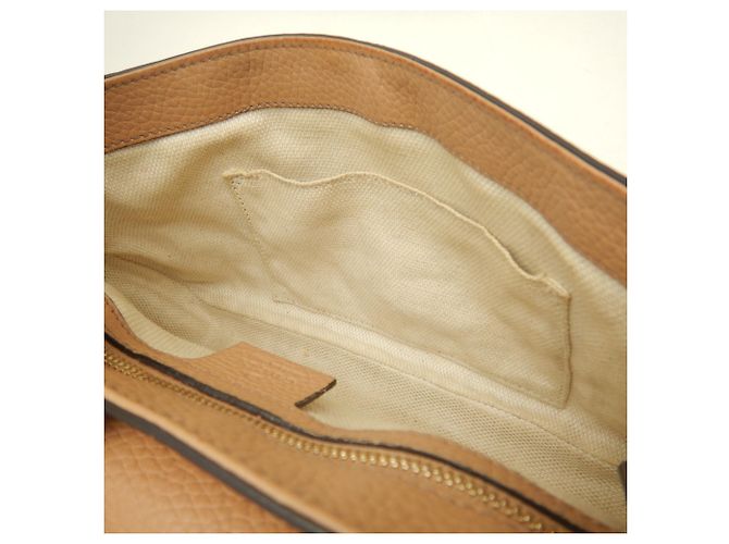 Borsa a tracolla Gucci Soho Interlocking Beige - vista 15