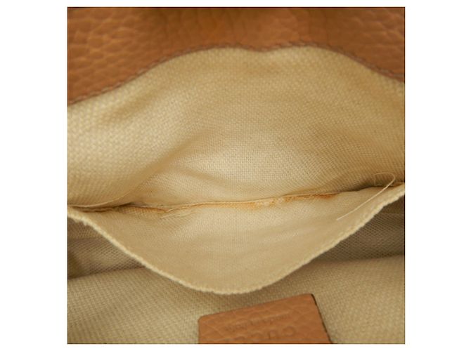 Borsa a tracolla Gucci Soho Interlocking Beige - vista 18