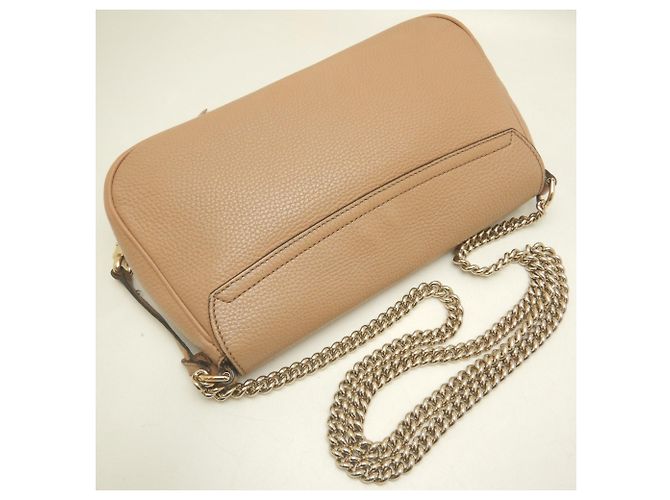 Borsa a tracolla Gucci Soho Interlocking Beige - vista 3