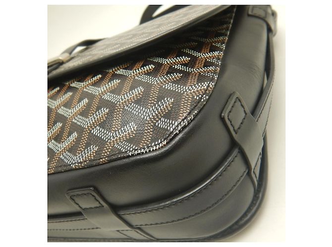 Borsa a tracolla Goyard Belvedere MM Nero - vista 15
