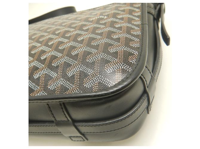 Borsa a tracolla Goyard Belvedere MM Nero - vista 17