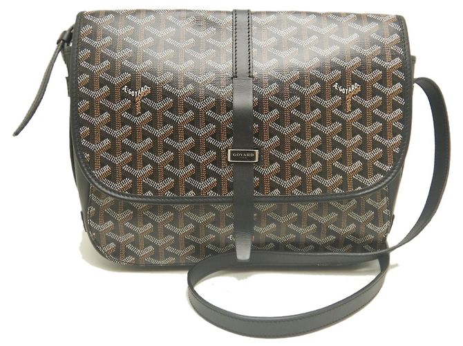 Borsa a tracolla Goyard Belvedere MM Nero - vista 2