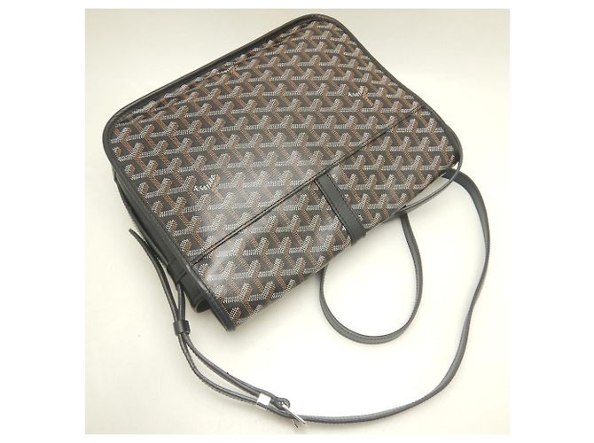 Borsa a tracolla Goyard Belvedere MM Nero - vista 3