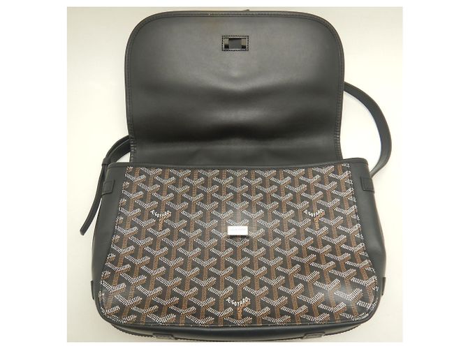 Borsa a tracolla Goyard Belvedere MM Nero - vista 4
