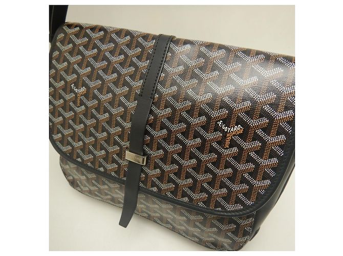 Borsa a tracolla Goyard Belvedere MM Nero - vista 8