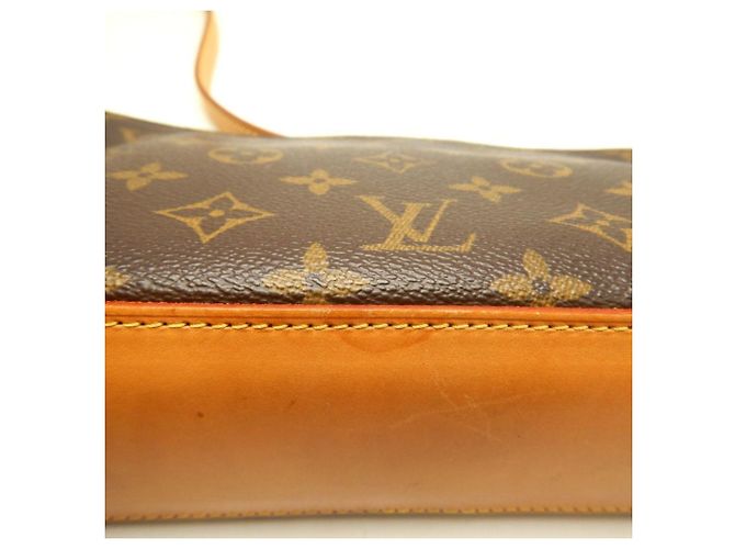 Borsa a tracolla Louis Vuitton Monogram Trotteur Marrone Monogramma - vista 13