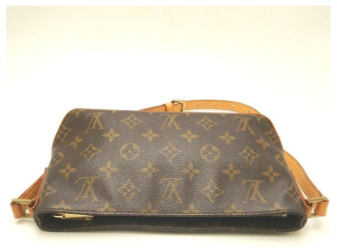 Borsa a tracolla Louis Vuitton Monogram Trotteur Marrone Monogramma - vista 3