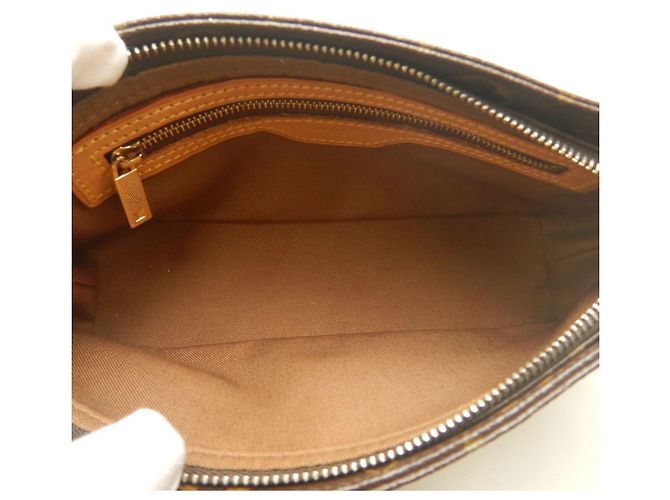 Borsa a tracolla Louis Vuitton Monogram Trotteur Marrone Monogramma - vista 4