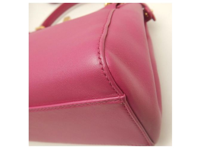 Borsa a mano FENDI Peekaboo Mini Rosa - vista 13