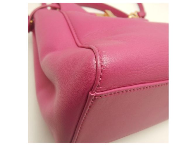 Borsa a mano FENDI Peekaboo Mini Rosa - vista 14