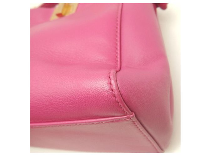 Borsa a mano FENDI Peekaboo Mini Rosa - vista 15