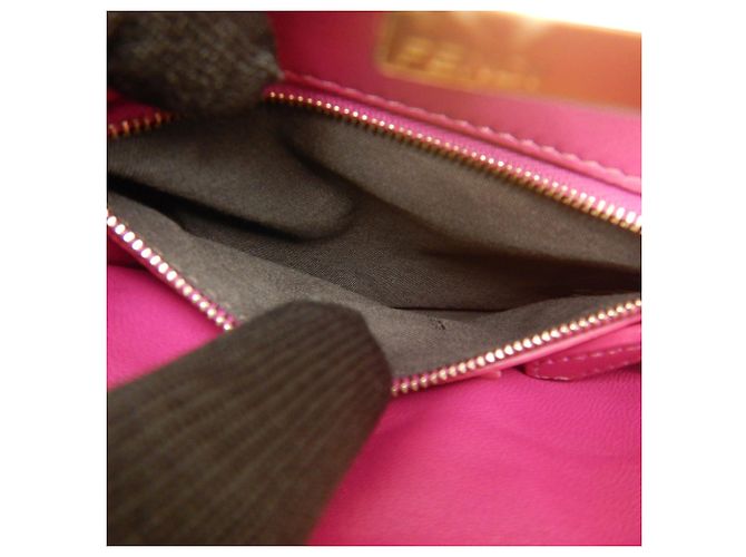 Borsa a mano FENDI Peekaboo Mini Rosa - vista 21
