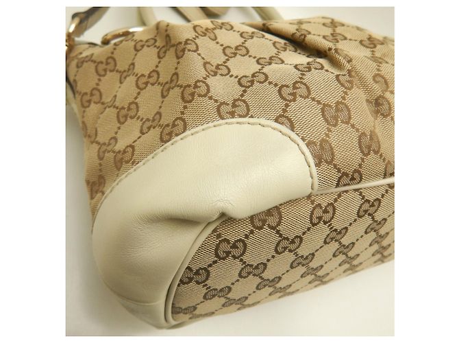 Borsa Gucci Sukey in Beige - vista 18