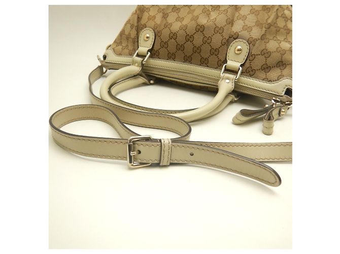 Borsa Gucci Sukey in Beige - vista 4