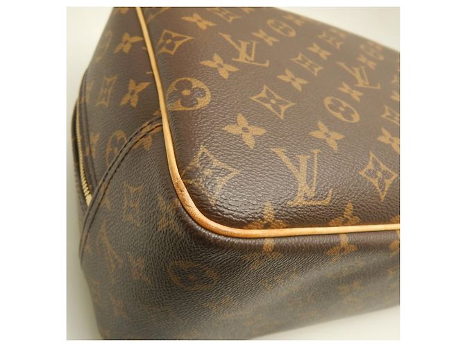 Borsa Louis Vuitton Monogram Deauville Marrone Monogramma - vista 16
