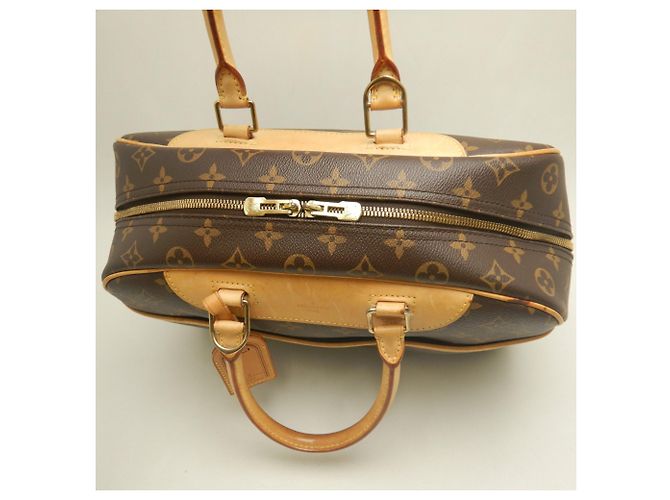 Borsa Louis Vuitton Monogram Deauville Marrone Monogramma - vista 6