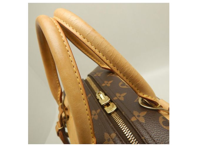 Borsa Louis Vuitton Monogram Deauville Marrone Monogramma - vista 9