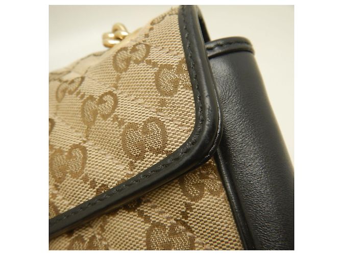 Borsa a tracolla mini matelassé Gucci GG Marmont Beige - vista 10