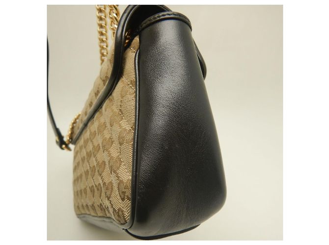 Borsa a tracolla mini matelassé Gucci GG Marmont Beige - vista 11