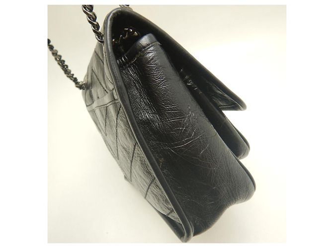 Borsa a tracolla Yves Saint Laurent Niki Baby Nero - vista 8