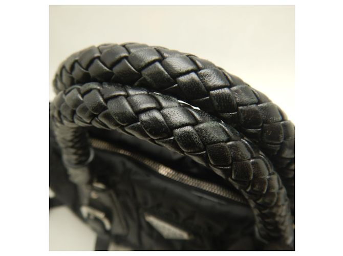 Borsa Prada Gathered BN1407 in Nero - vista 11