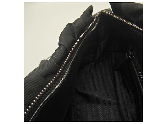 Borsa Prada Gathered BN1407 in Nero - vista 19