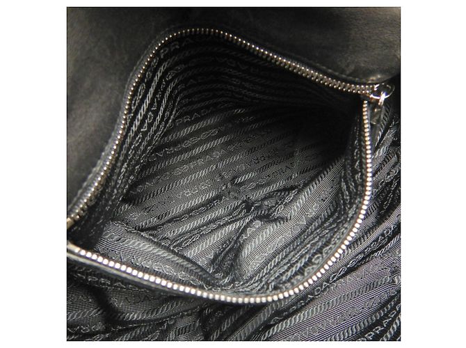 Borsa Prada Gathered BN1407 in Nero - vista 21
