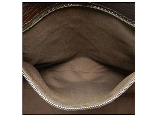 Borsa Tote Gucci in tela GG Supreme e pelle beige - vista 19