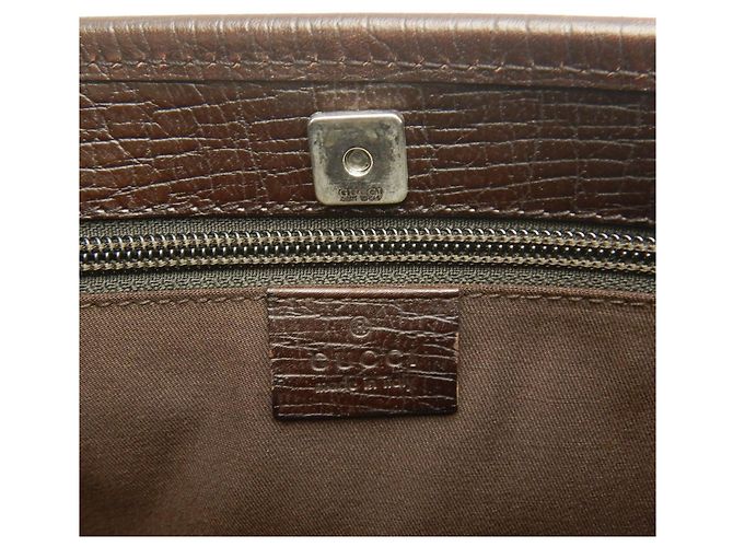 Borsa Tote Gucci in tela GG Supreme e pelle beige - vista 20