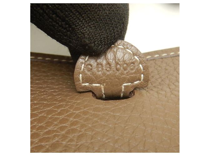 Hermès Borsa a tracolla HERMES Evelyne TPM Taupe - vista 20