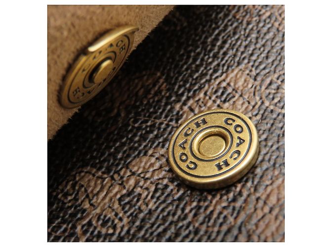 Borsa a catena con patta COACH Brooke Marrone - vista 6