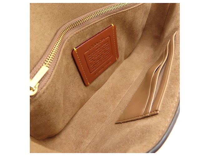 Borsa a catena con patta COACH Brooke Marrone - vista 7