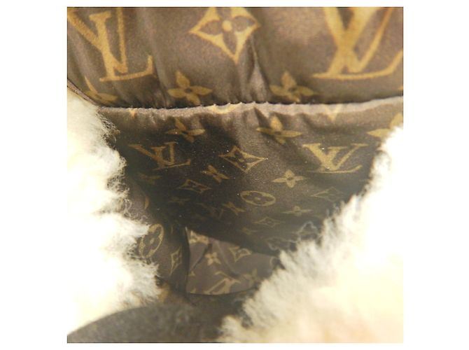 Zaino Louis Vuitton Monogram Shearling LV SKI Crudo - vista 11