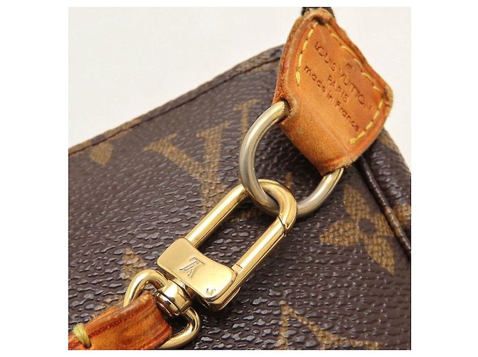 Bolsa Louis Vuitton Monogram Pochette Accessoires Marrom Monograma - vista 13