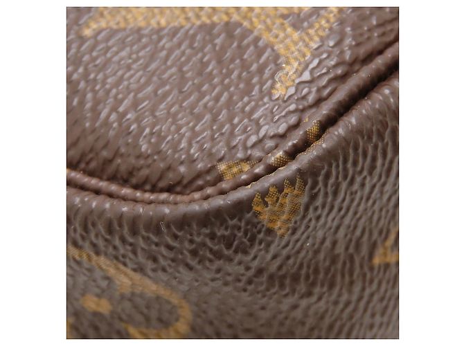 Bolsa Louis Vuitton Monogram Pochette Accessoires Marrom Monograma - vista 19