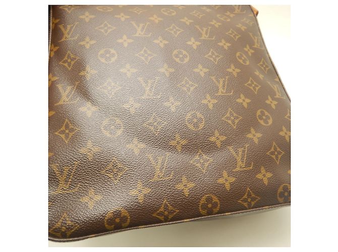 Borsa a tracolla Louis Vuitton Monogram Looping GM Marrone Monogramma - vista 13