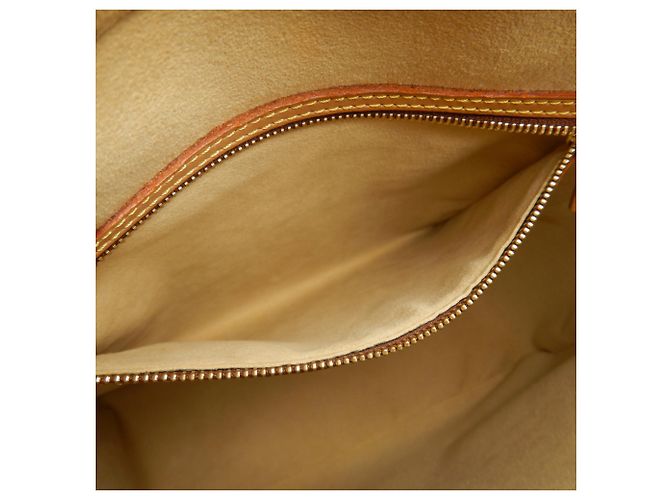 Borsa a tracolla Louis Vuitton Monogram Looping GM Marrone Monogramma - vista 17