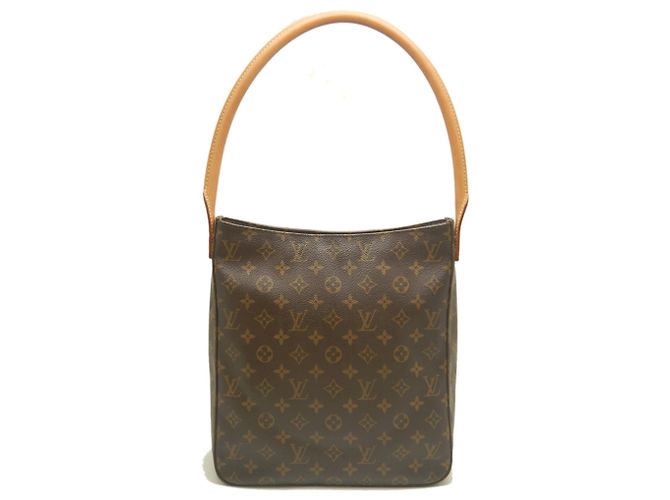 Borsa a tracolla Louis Vuitton Monogram Looping GM Marrone Monogramma - vista 2