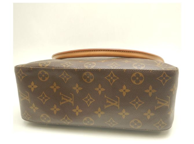 Borsa a tracolla Louis Vuitton Monogram Looping GM Marrone Monogramma - vista 7