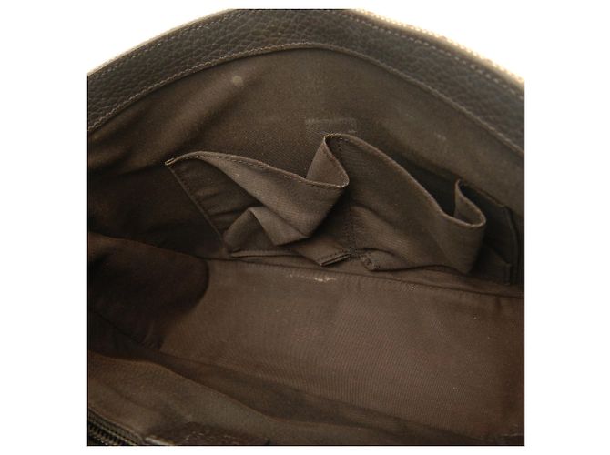 Borsa a tracolla Gucci in tela GG beige e pelle - vista 18