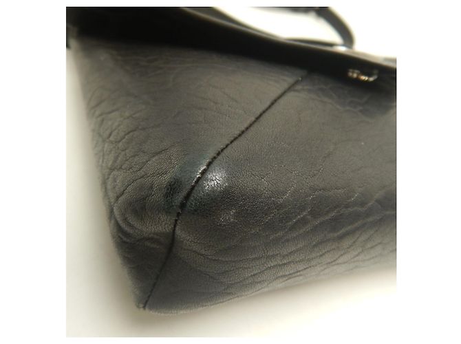 Borsa a tracolla Yves Saint Laurent Cassandra Envelope Messenger Nero - vista 12