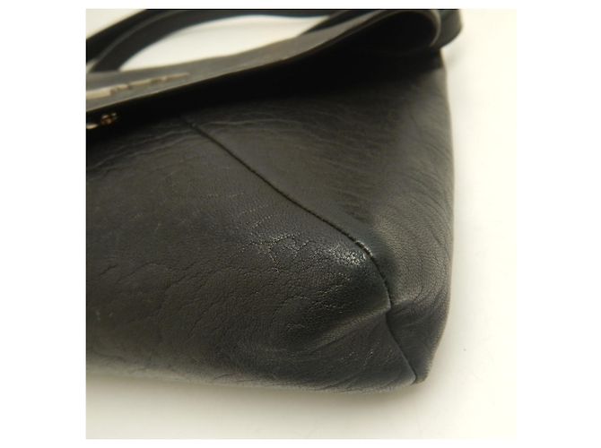 Borsa a tracolla Yves Saint Laurent Cassandra Envelope Messenger Nero - vista 13