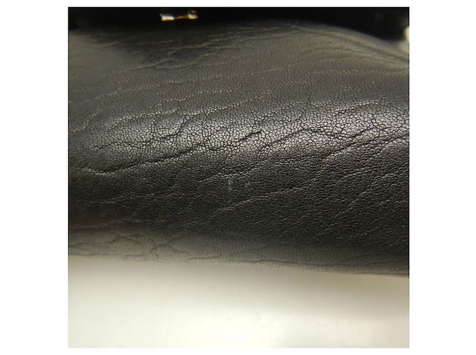 Borsa a tracolla Yves Saint Laurent Cassandra Envelope Messenger Nero - vista 18