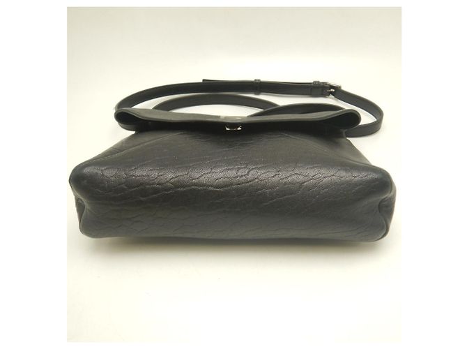 Borsa a tracolla Yves Saint Laurent Cassandra Envelope Messenger Nero - vista 9