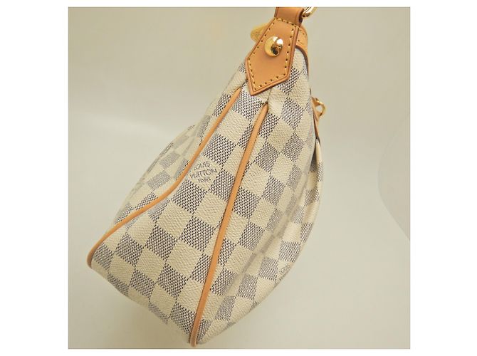 Borsa a tracolla Louis Vuitton Damier Azur Siracusa PM Blu - vista 11