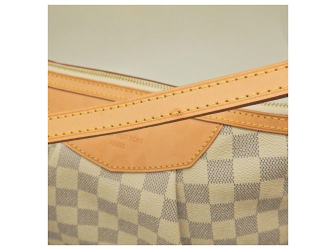 Borsa a tracolla Louis Vuitton Damier Azur Siracusa PM Blu - vista 12