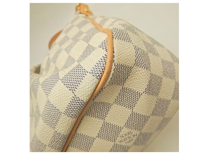 Borsa a tracolla Louis Vuitton Damier Azur Siracusa PM Blu - vista 15